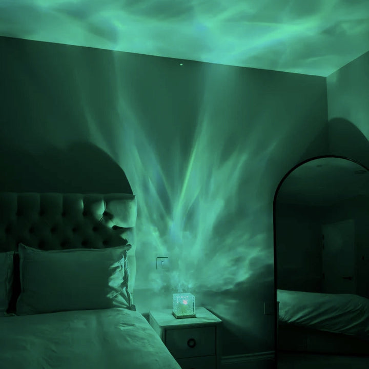 Relaxing lamp with Colorful Ocean Waves