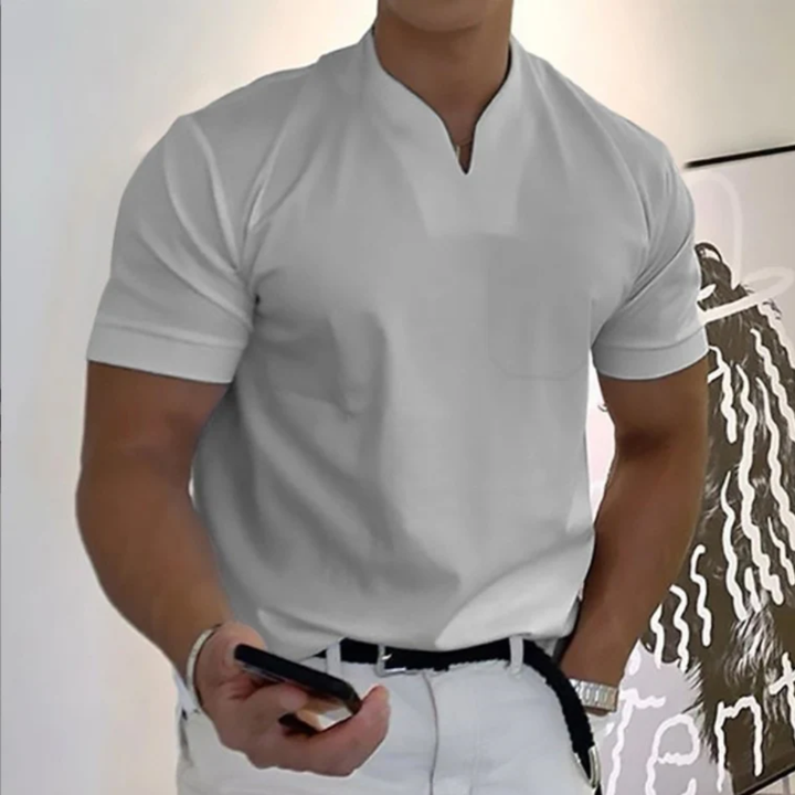 Men's Plus Size Fitness Short Sleeve Sports Shirt