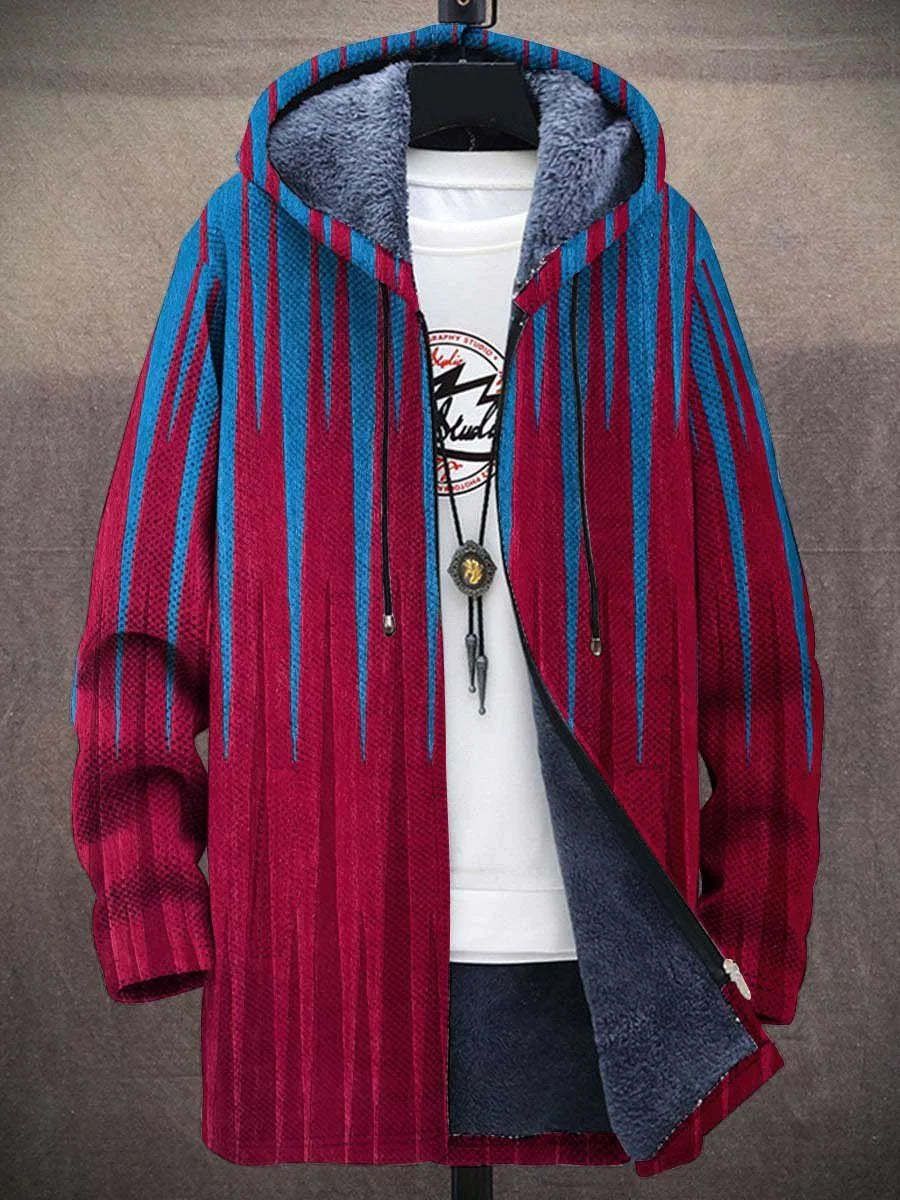 Milan – Retro Colorblock Hoodie for Men