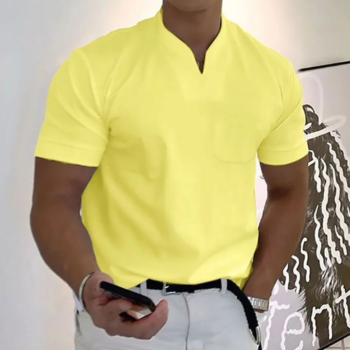 Men's Plus Size Fitness Short Sleeve Sports Shirt