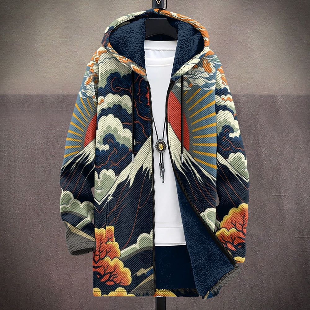Milan – Retro Colorblock Hoodie for Men