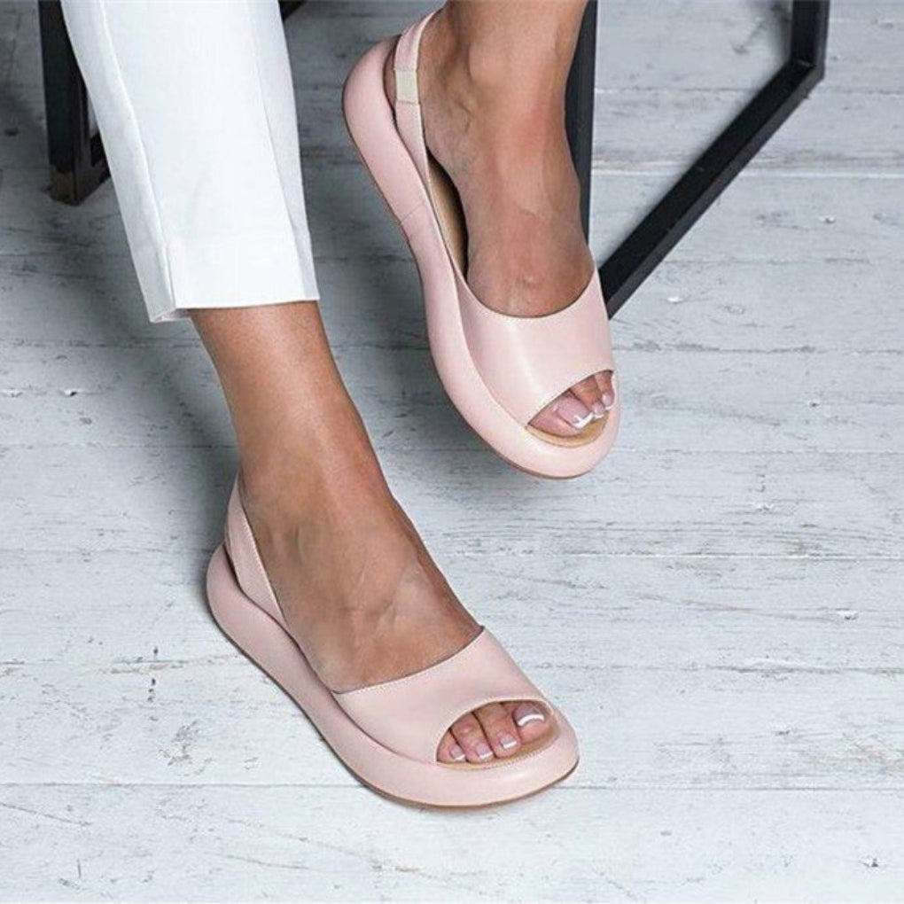 Fashion Fish Mouth Flat Sandals Women Europe and America