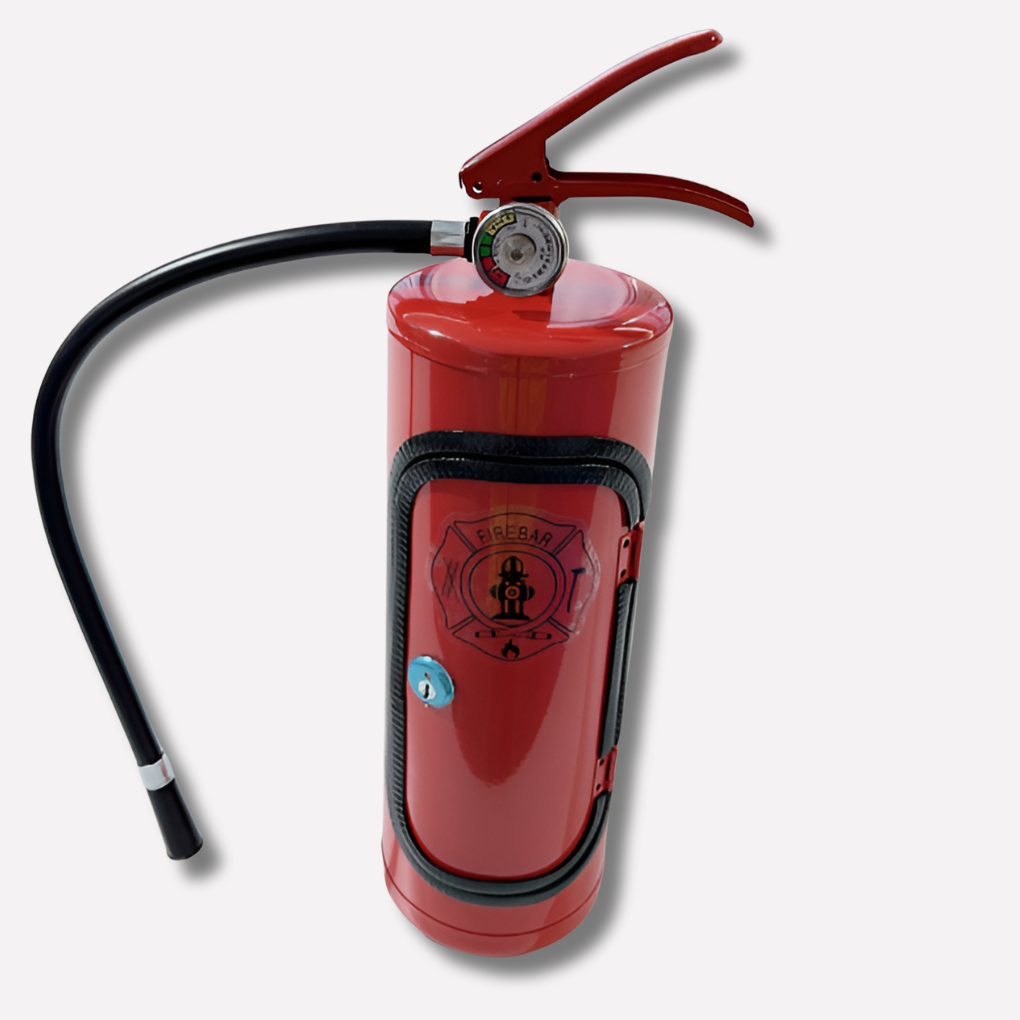 Hidden Fire Extinguisher Mini-Bar