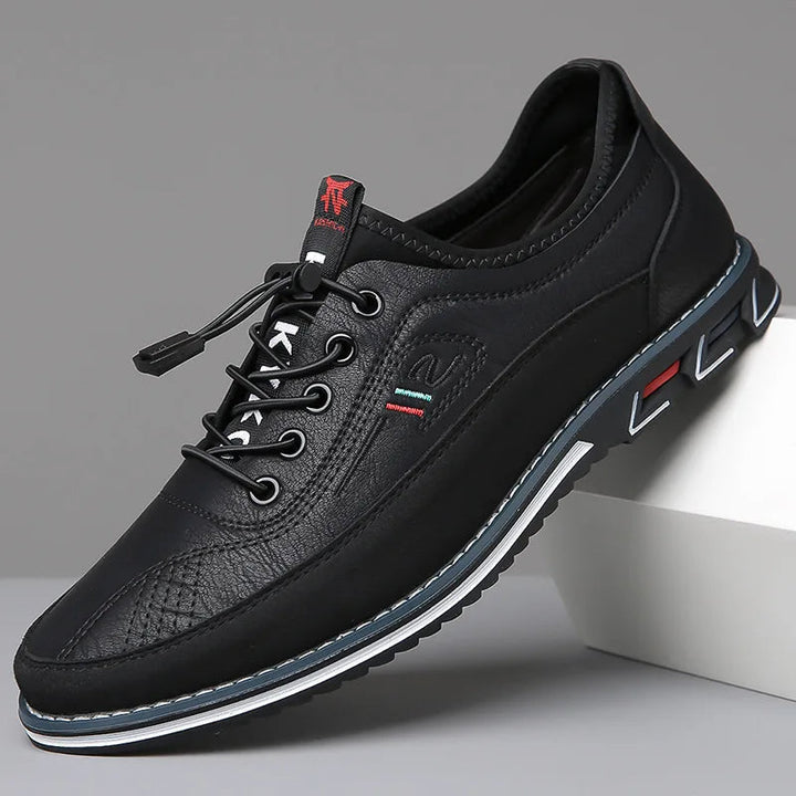 Men’s Vegan Leather Lace-Up Shoes