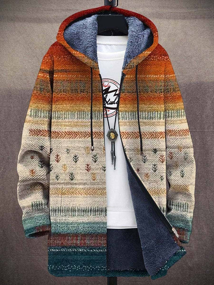 Milan – Retro Colorblock Hoodie for Men