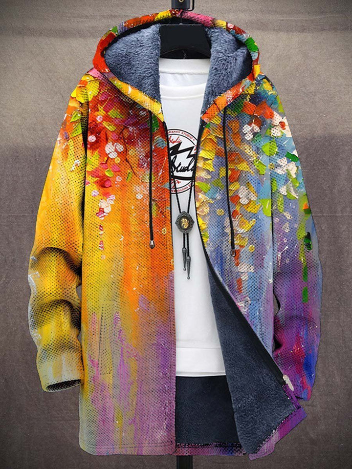 Milan – Retro Colorblock Hoodie for Men