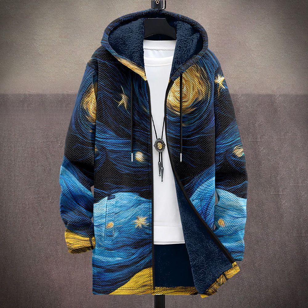 Milan – Retro Colorblock Hoodie for Men