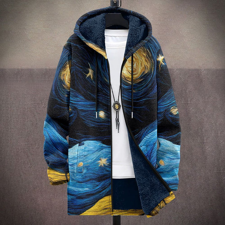 Milan – Retro Colorblock Hoodie for Men