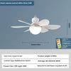 E27 LED Ceiling Fan Light with Remote Control