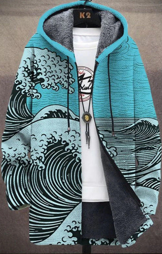Milan – Retro Colorblock Hoodie for Men