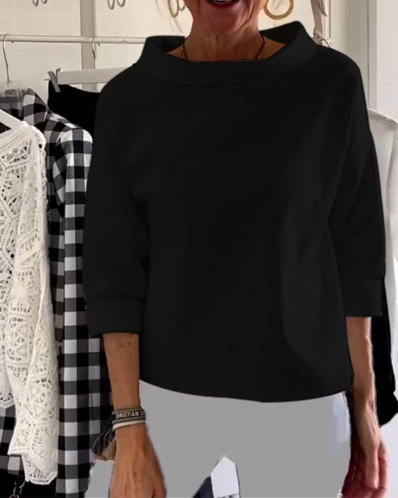 Women’s Long-Sleeve Turtleneck Top
