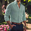 Men’s Striped Long Sleeve Shirt