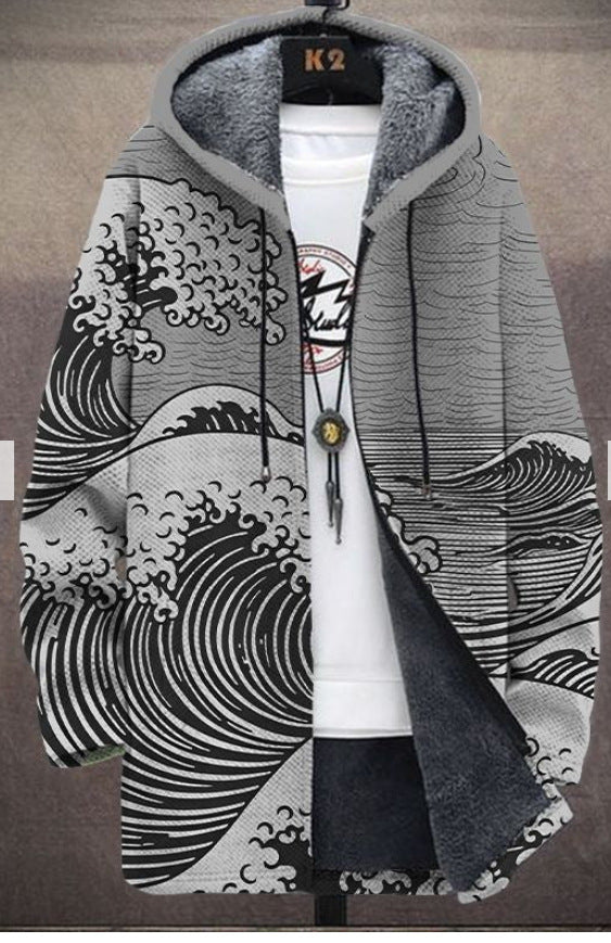 Milan – Retro Colorblock Hoodie for Men
