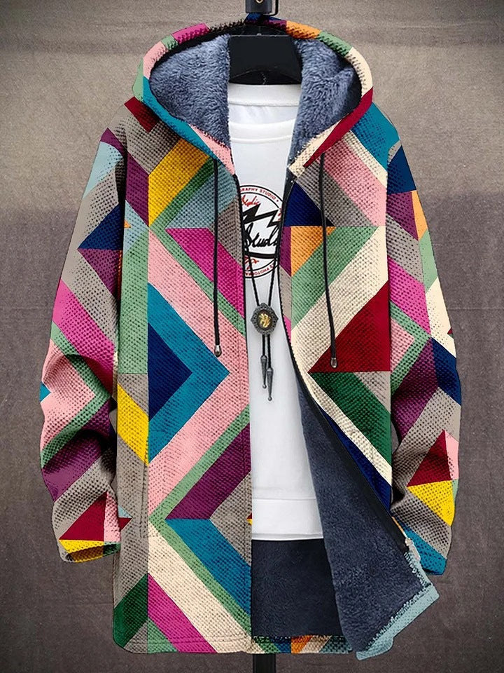 Milan – Retro Colorblock Hoodie for Men