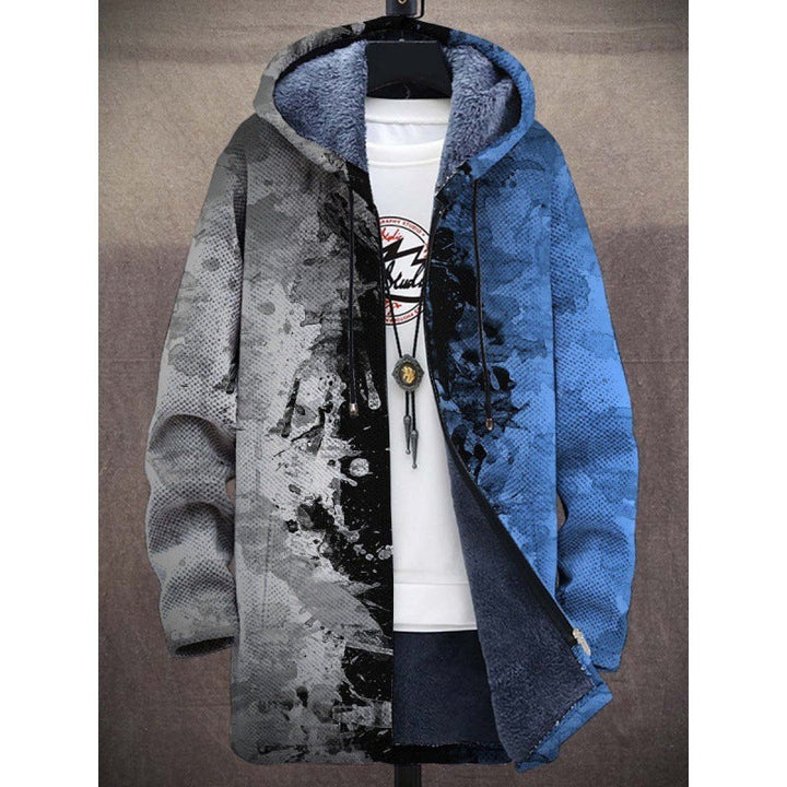 Milan – Retro Colorblock Hoodie for Men