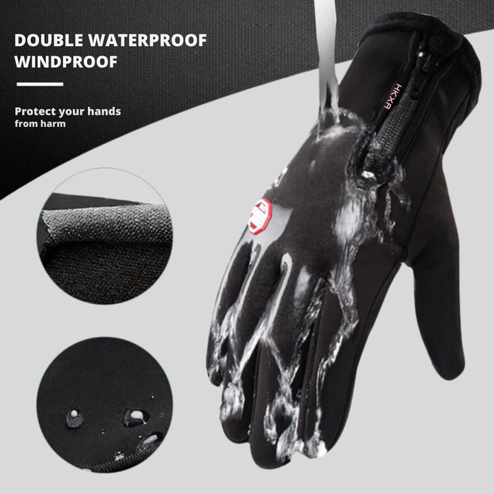 Winter Heated Gloves for Cycling, Biking & Skiing