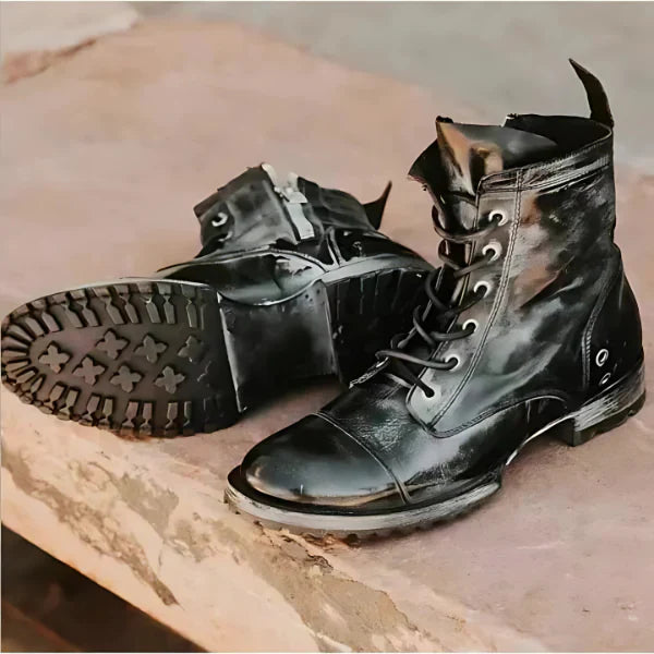 Araminta Vintage Leather Women’s Boots – Classic Charm and Modern Comfort