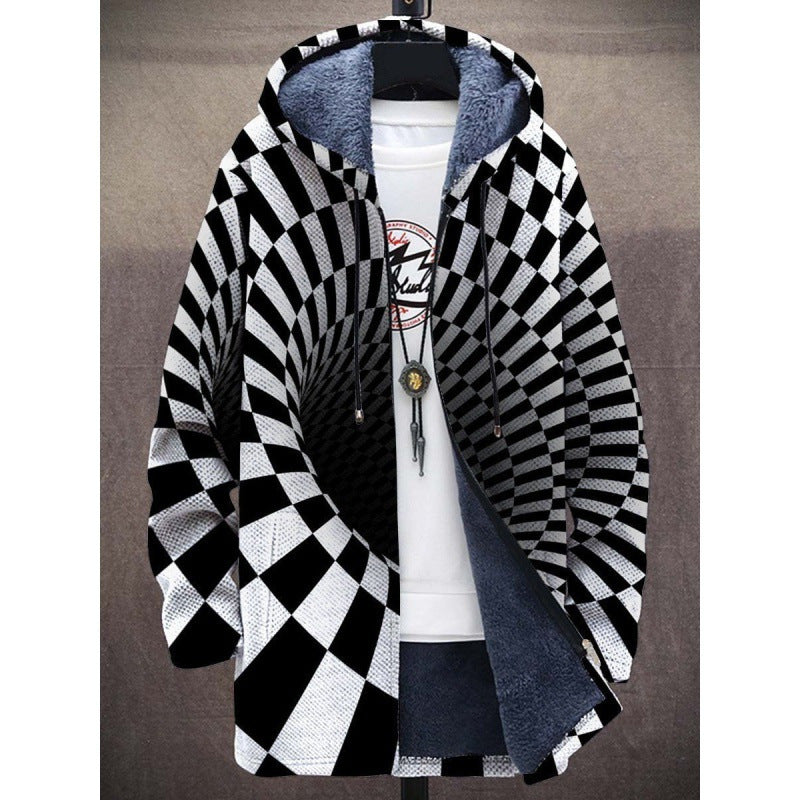 Milan – Retro Colorblock Hoodie for Men