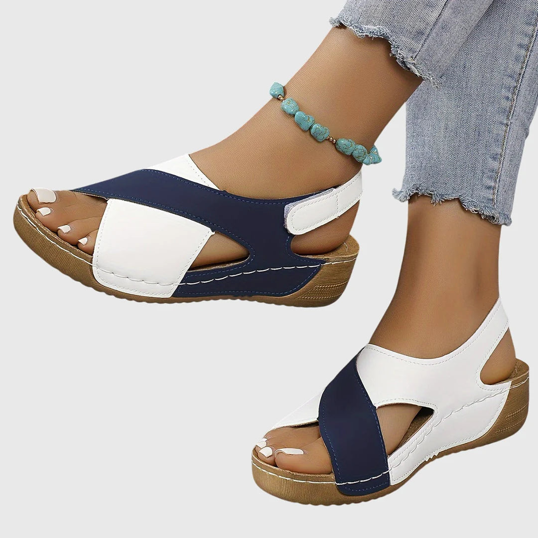 Ergonomic Low-Heel Sandals for Women