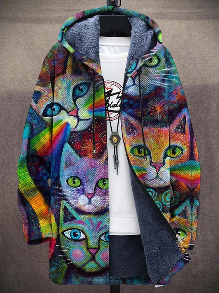 Milan – Retro Colorblock Hoodie for Men