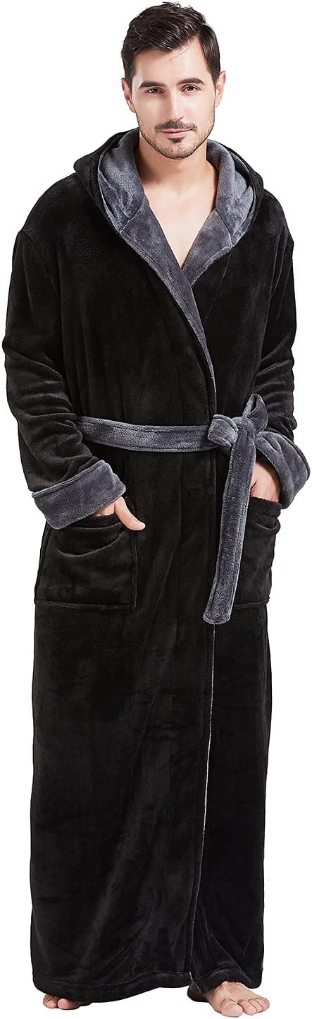 Men's Lightweight Fleece Summer Bathrobe – James