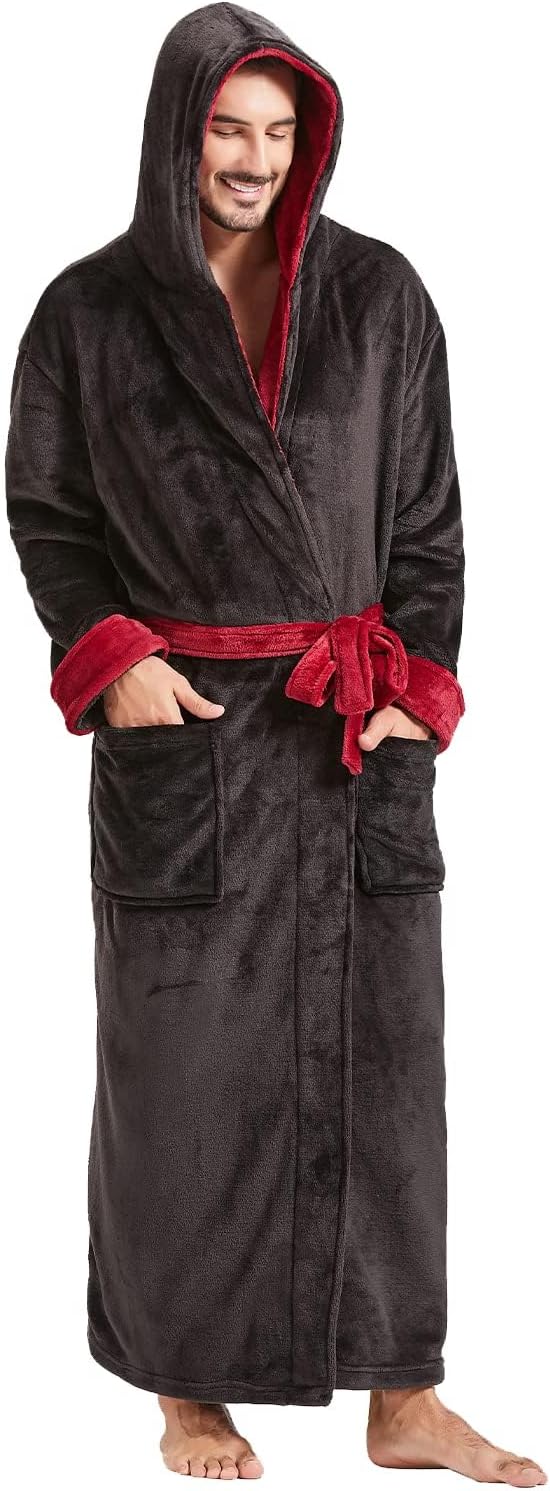 Men's Lightweight Fleece Summer Bathrobe – James