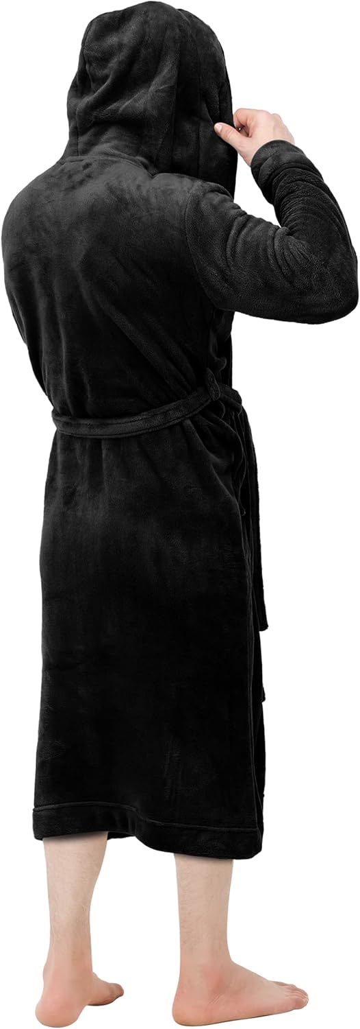 Men's Lightweight Fleece Summer Bathrobe – Harry