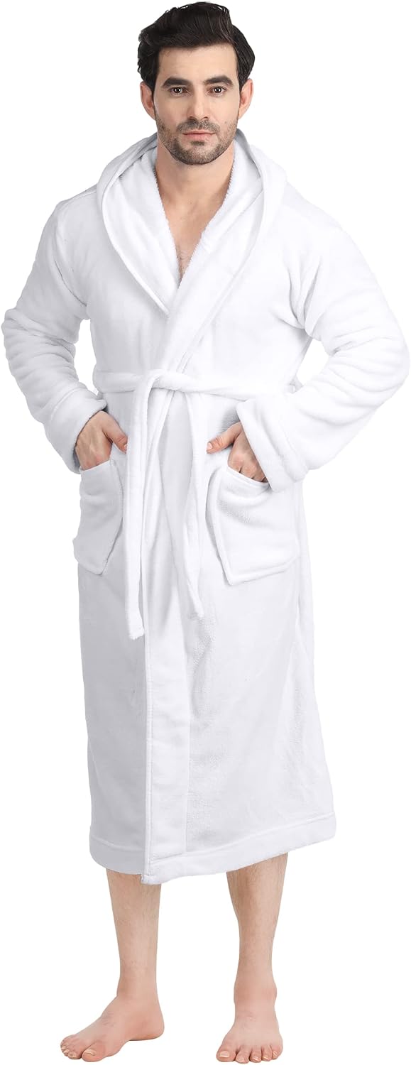 Men's Lightweight Fleece Summer Bathrobe – Harry