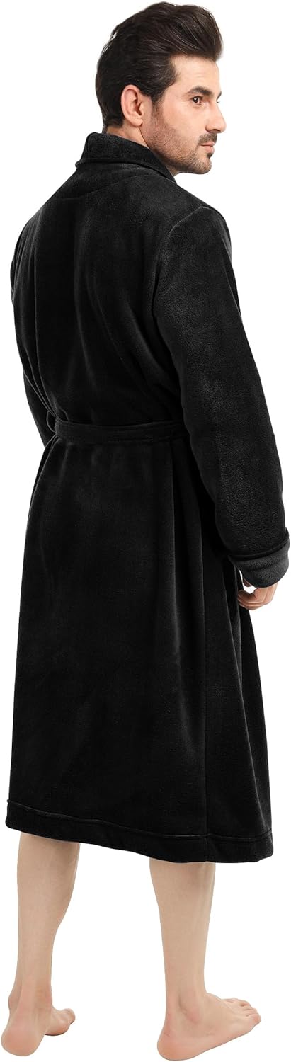 Men's Lightweight Fleece Summer Bathrobe – Harry