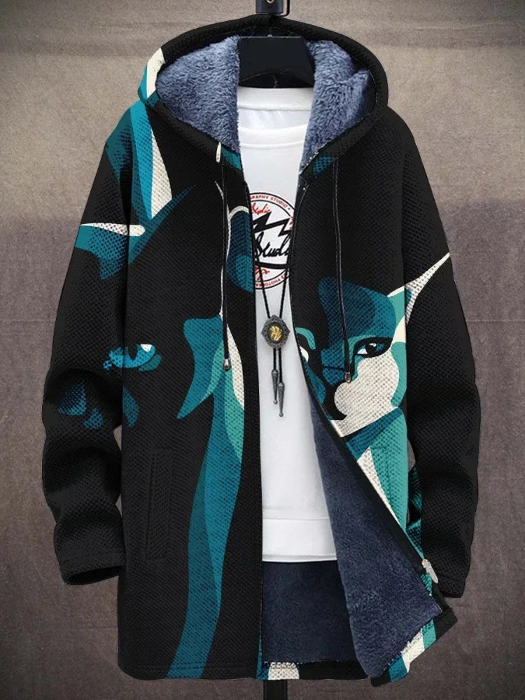 Milan – Retro Colorblock Hoodie for Men