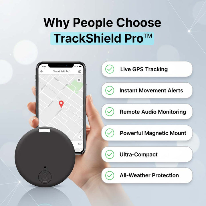 Magnetic Mini GPS Tracker with Real-Time Location, Motion Alerts and Audio Monitoring
