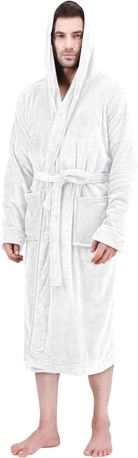 Men's Lightweight Fleece Summer Bathrobe – Harry
