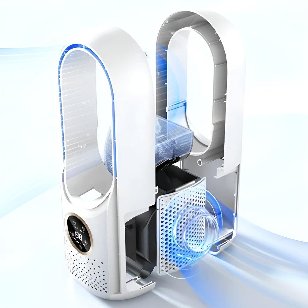 Free Silent Portable Air Cooling fan for Home and Office