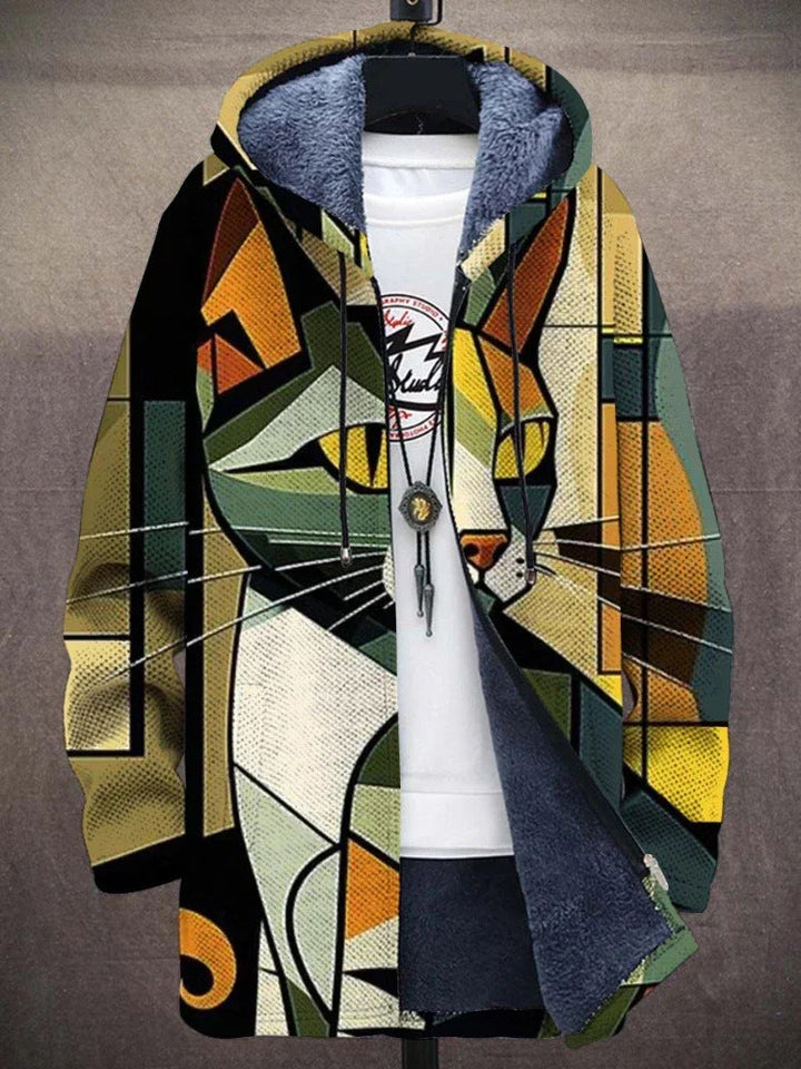 Milan – Retro Colorblock Hoodie for Men