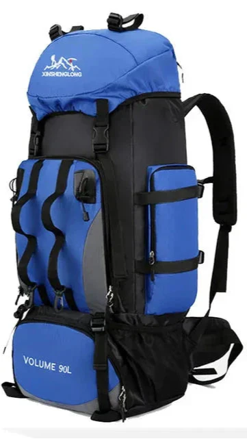 90L Water-resistant Camping and Hiking Backpack – Velorea & Co