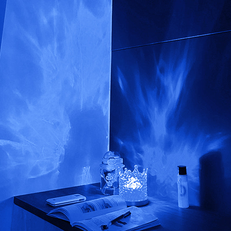 Relaxing lamp with Colorful Ocean Waves