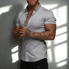 Men’s Short-Sleeve Casual Button-Down Shirt