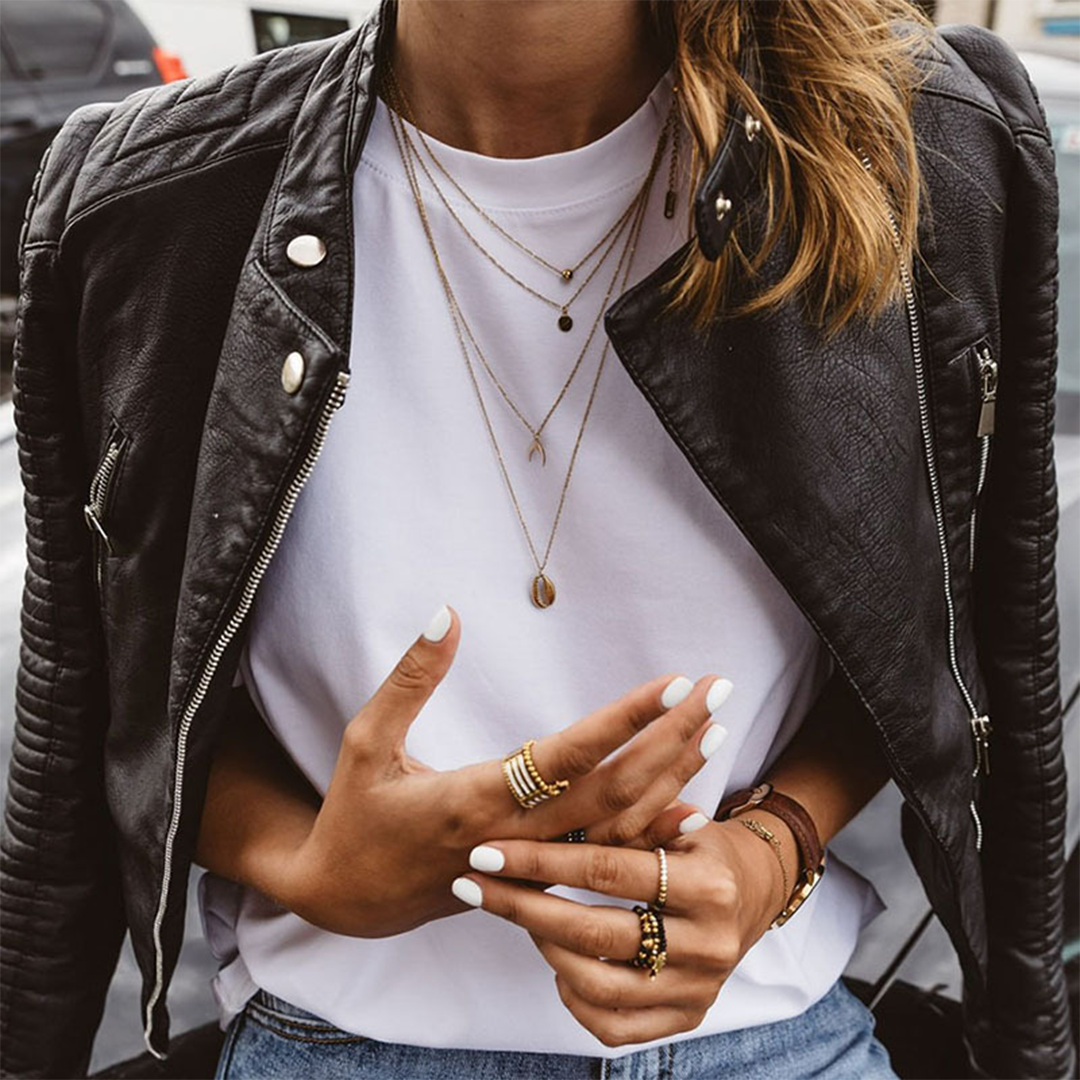 Black Leather Jacket for Women