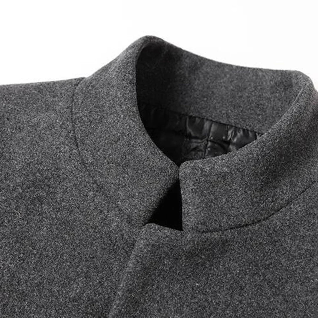 Alexander – Long Formal Men’s Coat with Timeless Elegance