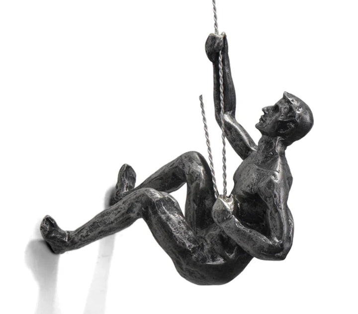 Mountain Climber Wall Sculpture – PeakFigures