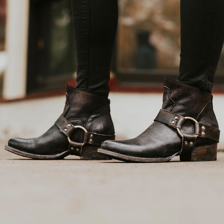 Buckle Detail Ankle Boots - Jodi