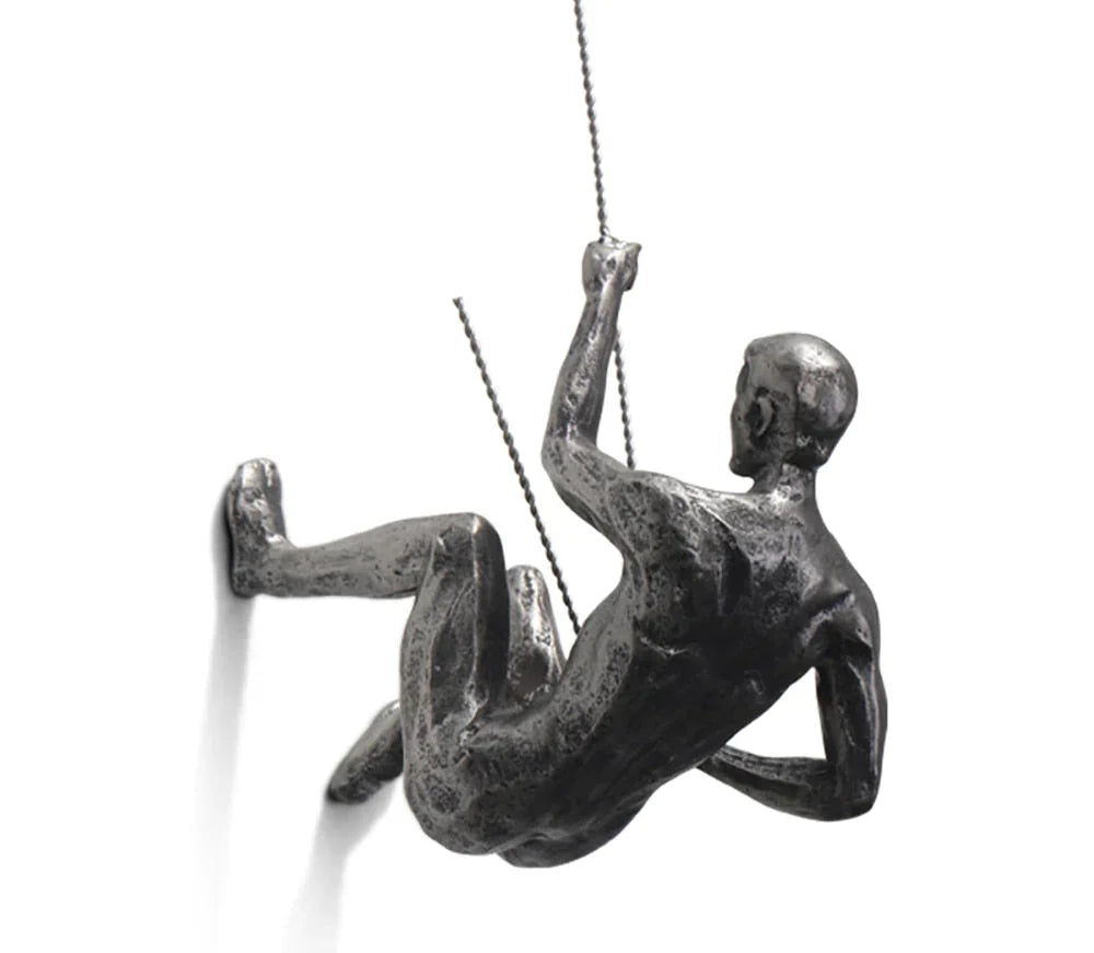 Mountain Climber Wall Sculpture – PeakFigures