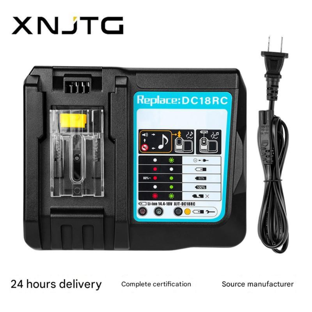 2 נ8.0Ah 18 V Replacement Batteries + Charger