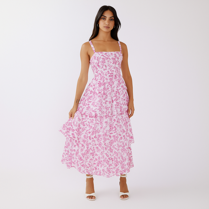 Boho Floral Maxi Dress
