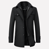 Men’s Jacket with Lapel Collar and Buttons