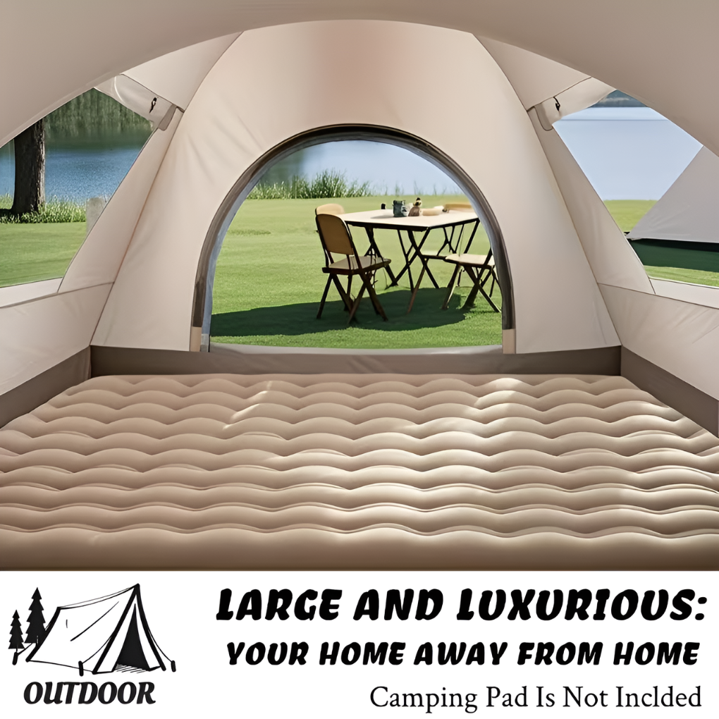 Outdoor Automatic Quick-Setup Camping Tent