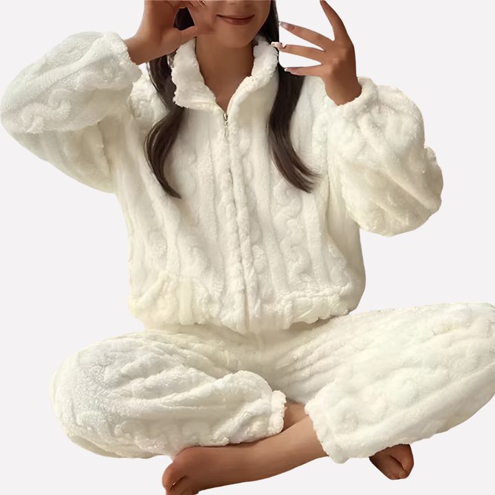 Women’s Cozy Fleece Pajama Set