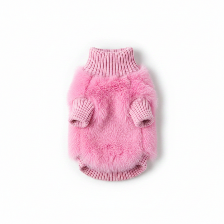 Soft Fluffy Turtleneck Knit Dog Jumper