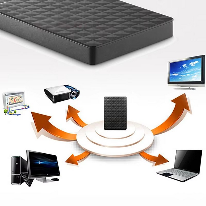 8TB Portable External Hard Drive with Fast USB 3.0 Data Transfer