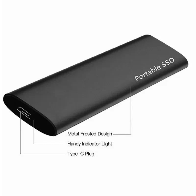 Ultra-Portable External Hard Drive 4TB USB-C – Durable Data Storage